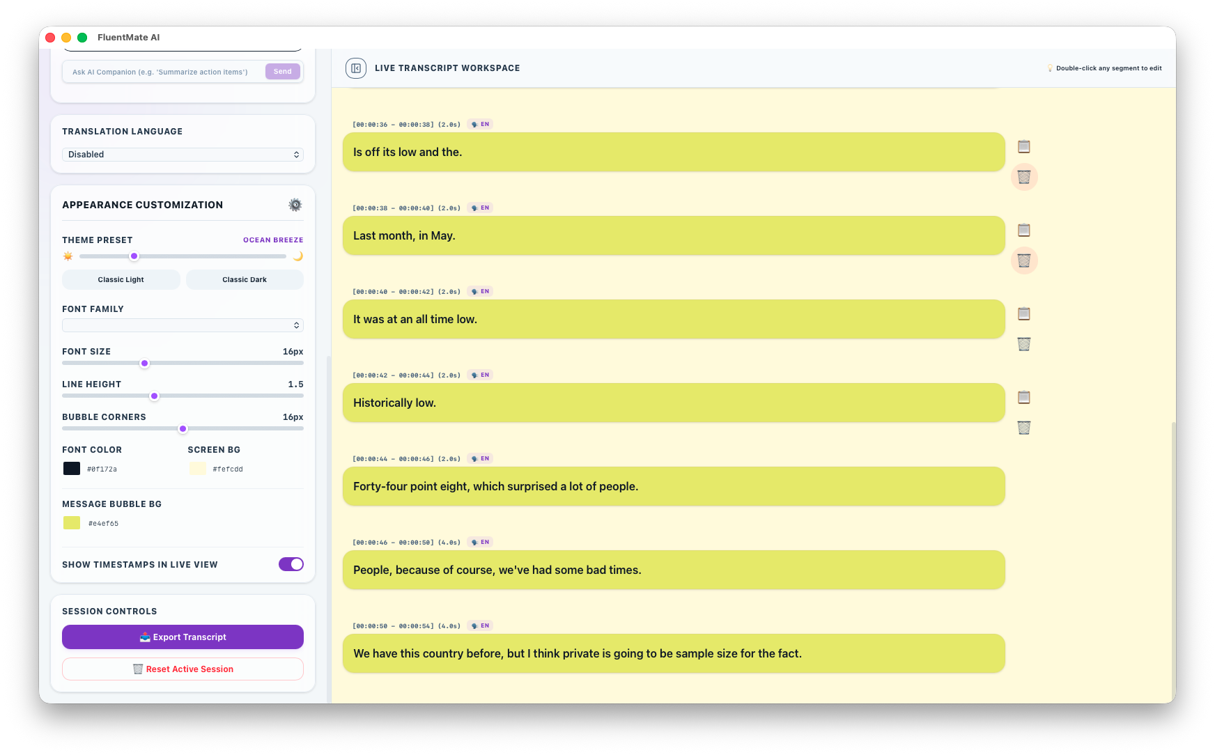 Screenshot 2 - AI companion chat