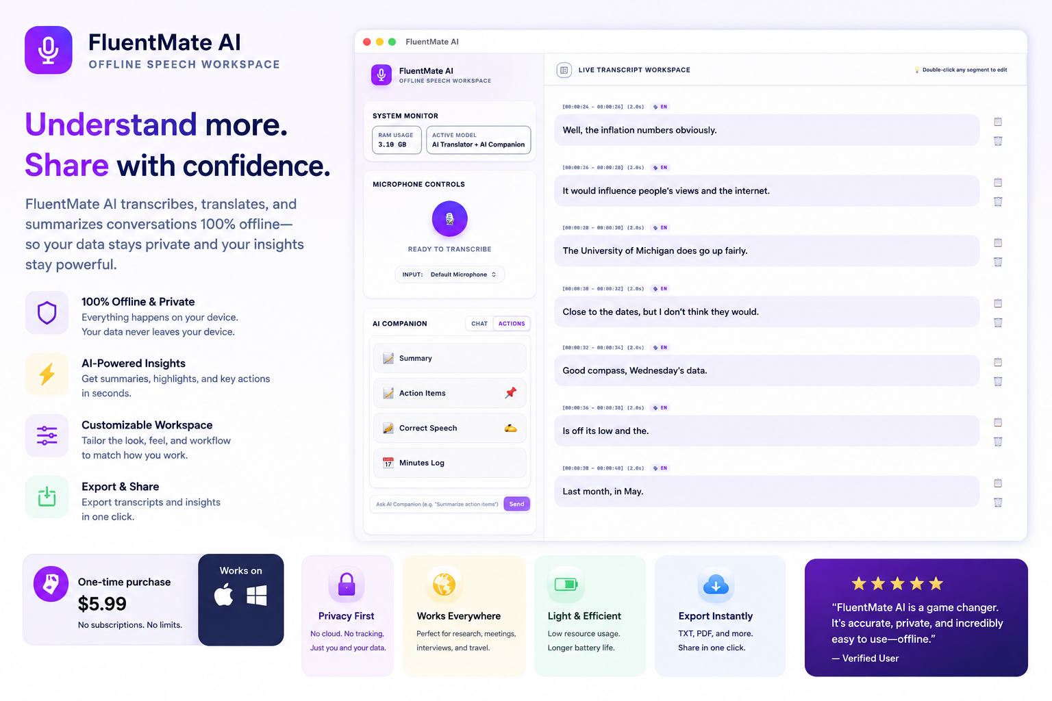 Screenshot 5 - AI conversation