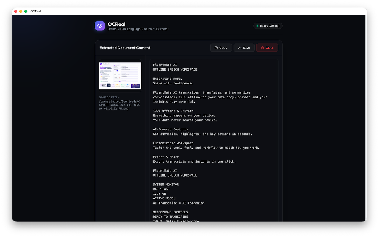 OCReal screenshot 3