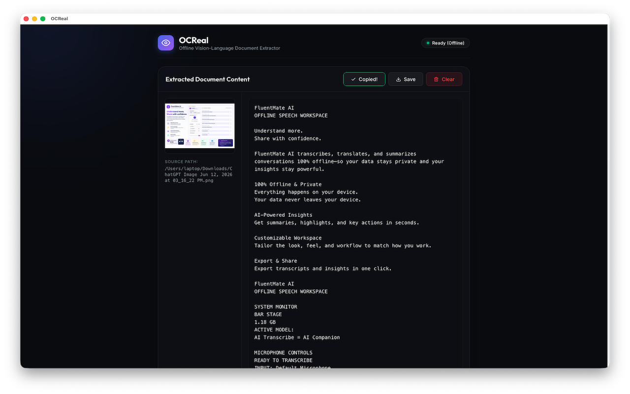 OCReal screenshot 5